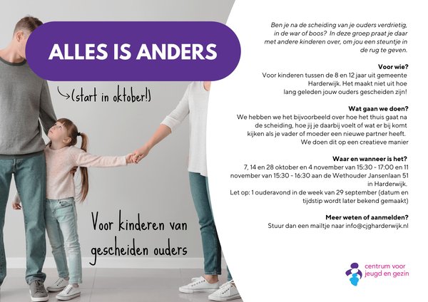 Alles is anders - flyer